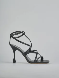 Hot Sandali tacco 8cm pelle Donna Sandali Tacco Alto