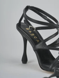 Hot Sandali tacco 8cm pelle Donna Sandali Tacco Alto