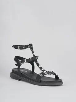 Sale Sandali tacco 1cm pelle Donna Sandali Tacco Basso