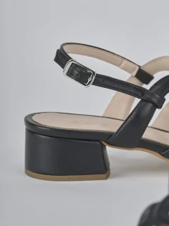 Clearance Sandali tacco 2cm pelle Donna Sandali Tacco Basso