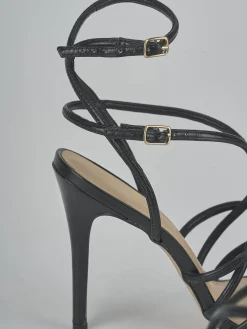 Clearance Sandali tacco 10cm pelle Donna Sandali Tacco Alto