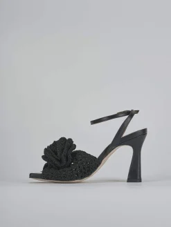 New Sandali tacco 9cm pelle Donna Sandali Tacco Alto