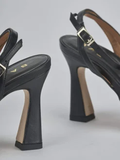 New Sandali tacco 9cm pelle Donna Sandali Tacco Alto