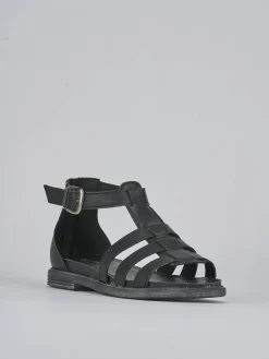 Sandali tacco 1cm pelle Donna Sandali Tacco Basso