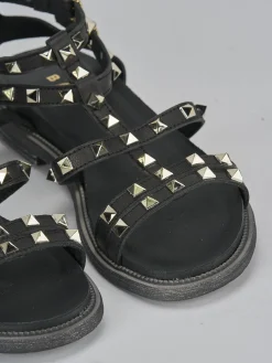 Clearance Sandali tacco 2cm pelle Donna Sandali Tacco Basso