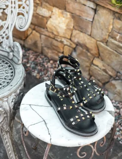 Clearance Sandali tacco 2cm pelle Donna Sandali Tacco Basso