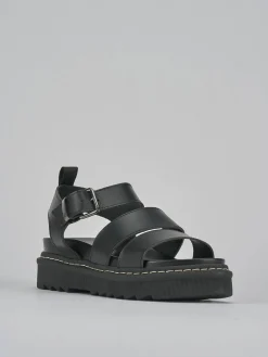 New Sandali tacco 2cm pelle Donna Sandali Tacco Basso