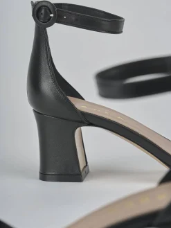 Sandali tacco 5cm pelle Donna Sandali Tacco Alto