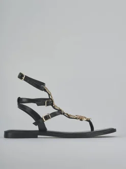 Sale Sandali tacco 1cm pelle Donna Sandali Tacco Basso