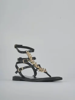 Sale Sandali tacco 1cm pelle Donna Sandali Tacco Basso