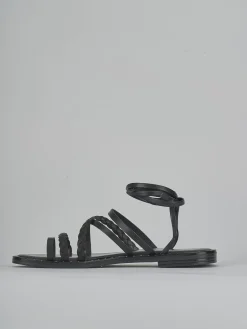 Online Sandali tacco 1cm pelle Donna Sandali Tacco Basso