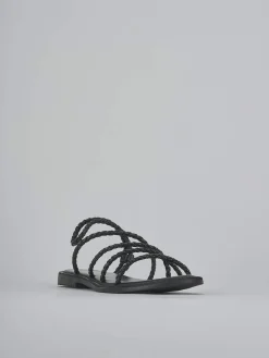 Hot Sandali tacco 1cm pelle Donna Sandali Tacco Basso