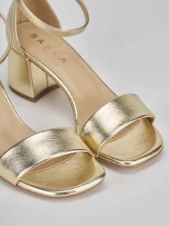 Discount Sandali tacco 6cm pelle Donna Sandali Tacco Alto