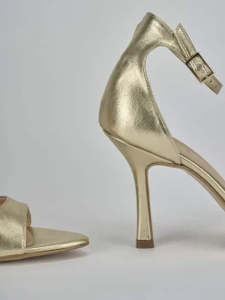 Clearance Sandali tacco 9cm pelle Donna Sandali Tacco Alto