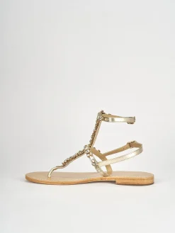 Best Sandali tacco 1cm pelle Donna Sandali Tacco Basso