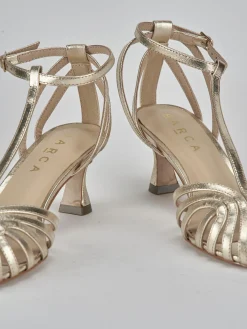 Best Sandali tacco 5cm pelle Donna Sandali Tacco Alto