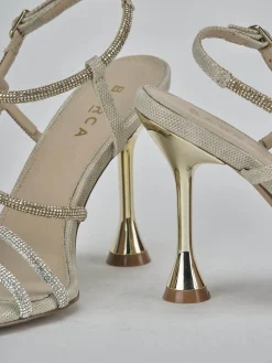 Online Sandali tacco 10cm pelle Donna Sandali Tacco Alto