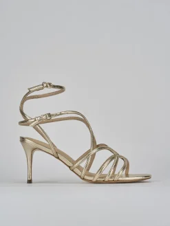 New Sandali tacco 7cm pelle Donna Sandali Tacco Alto