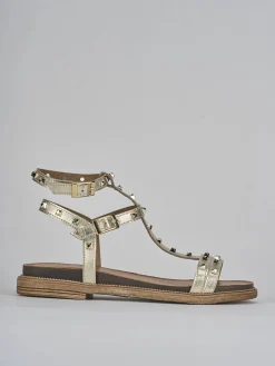 Clearance Sandali tacco 1cm pelle Donna Sandali Tacco Basso