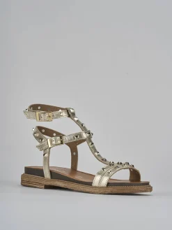 Clearance Sandali tacco 1cm pelle Donna Sandali Tacco Basso