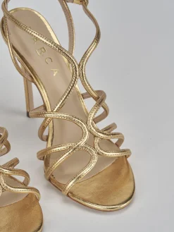 Best Sandali tacco 10cm pelle Donna Sandali Tacco Alto