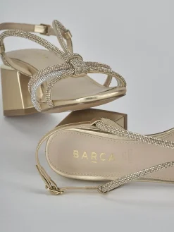 Hot Sandali tacco 5cm pelle Donna Sandali Tacco Alto