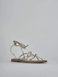 Online Sandali tacco 1cm pelle Donna Sandali Tacco Basso