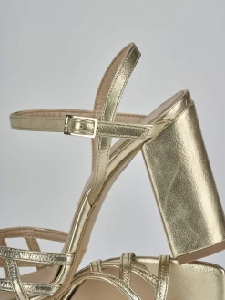 Hot Sandali tacco 9cm pelle Donna Sandali Tacco Alto