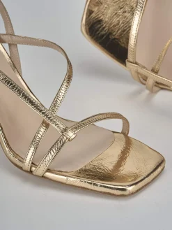 Sale Sandali tacco 10cm pelle Donna Sandali Tacco Alto