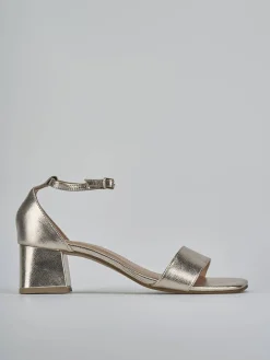 Clearance Sandali tacco 5cm pelle Donna Sandali Tacco Alto