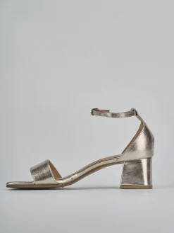 Clearance Sandali tacco 5cm pelle Donna Sandali Tacco Alto