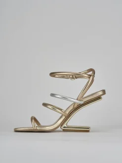 Clearance Sandali tacco 9cm pelle Donna Sandali Tacco Alto