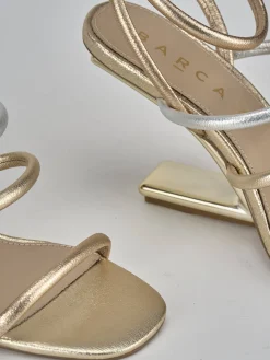 Clearance Sandali tacco 9cm pelle Donna Sandali Tacco Alto