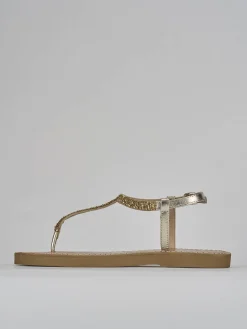 Discount Sandali tacco 1cm pelle Donna Sandali Tacco Basso