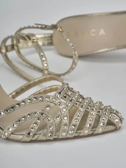 Outlet Sandali tacco 8cm pelle Donna Sandali Tacco Alto