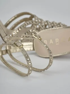 Outlet Sandali tacco 8cm pelle Donna Sandali Tacco Alto