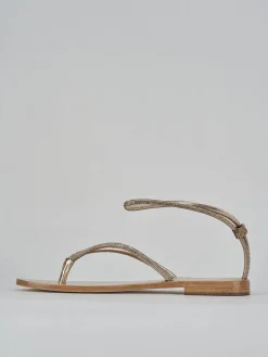 Discount Sandali tacco 1cm pelle Donna Sandali Tacco Basso