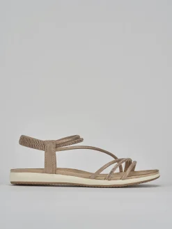 Outlet Sandali tacco 2cm pelle Donna Sandali Tacco Basso