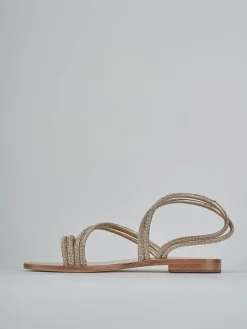 Discount Sandali tacco 1cm pelle Donna Sandali Tacco Basso