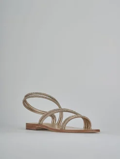 Discount Sandali tacco 1cm pelle Donna Sandali Tacco Basso