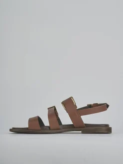 Outlet Sandali tacco 1cm pelle testa Donna Sandali Tacco Basso