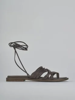 Hot Sandali tacco 1cm pelle testa Donna Sandali Tacco Basso