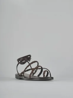 Sandali tacco 1cm pelle testa Donna Sandali Tacco Basso