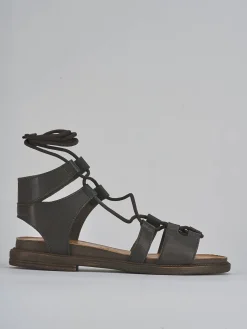 Best Sandali tacco 1cm pelle testa Donna Sandali Tacco Basso