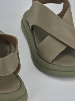 Sale Sandali tacco 3cm pelle Donna Sandali Tacco Basso