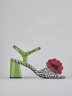 Discount Sandali tacco 7cm pelle Donna Sandali Tacco Alto