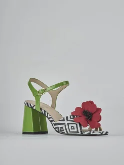 Discount Sandali tacco 7cm pelle Donna Sandali Tacco Alto