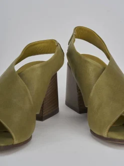 Discount Sandali tacco 5cm pelle Donna Sandali Tacco Alto