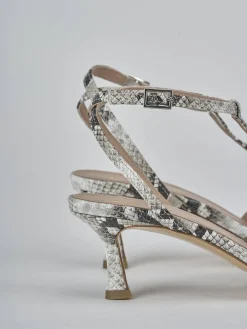 Online Sandali tacco 5cm pitone Donna Sandali Tacco Alto