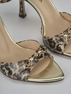 Sandali tacco 9cm raso Donna Sandali Tacco Alto